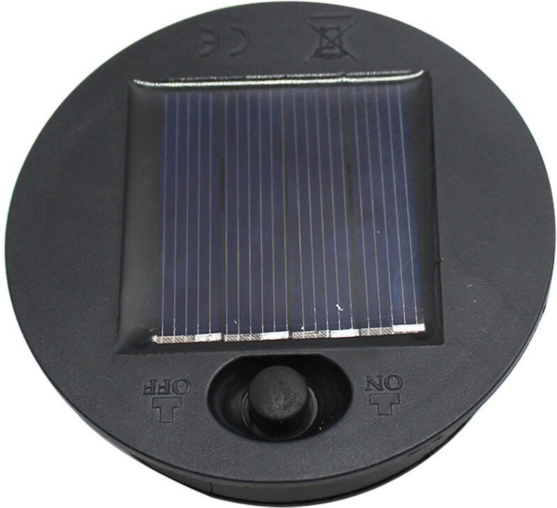 Ersatz-Solar-LED-Laterne, Ersatzleuchten für den oberen Teil, Solarpanel-Lampe, Batteriefach für Lampe mit Außendurchmes...