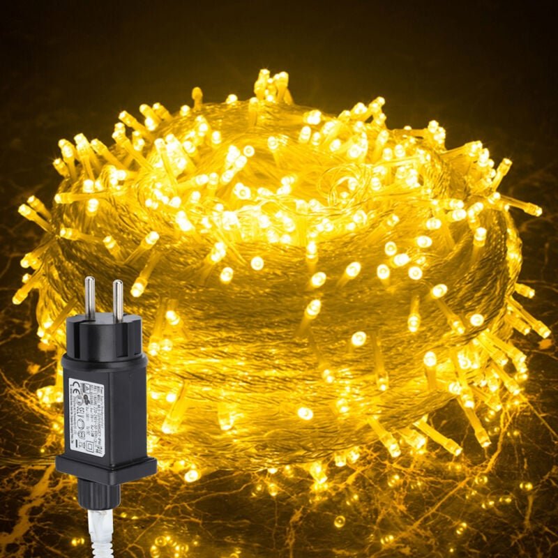 Thumbnail - SWANEW 30M 300 LED Lichterkette 8 Lichtmodi Wasserdicht Party Garten Strom Beleuchtung Innen Außen Weihnachten Hochzeit ...