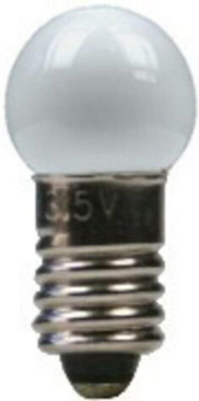 Beli-beco - 5043W Skalenlampe 3.5 v 0.70 w Sockel E5.5 Weiß 1 St.