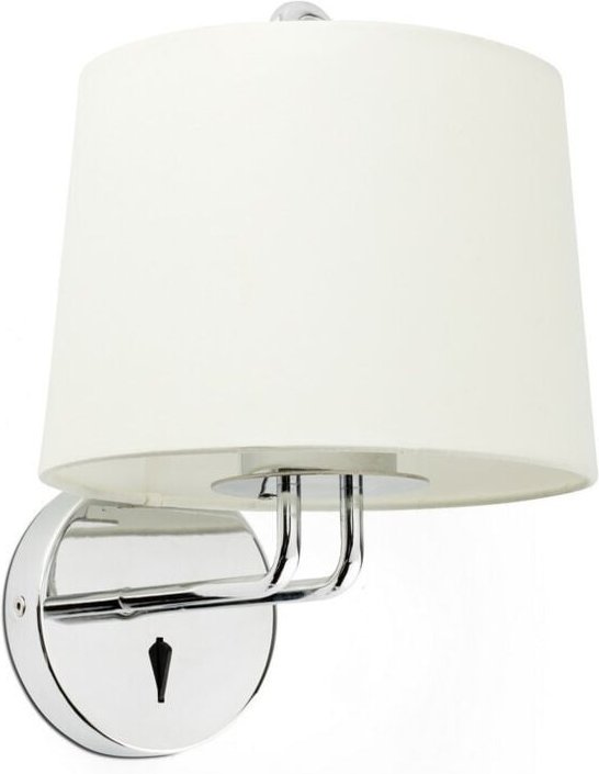 Faro montreal - Wandleuchte mit Schatten Chrom, E27