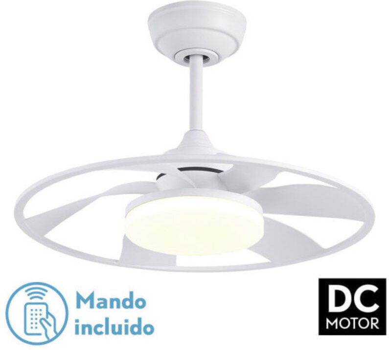 Ventilator Dc Celsius 26w White 6 Blades 55d 2950lm 3000-4000-6500k 6vel. Fernbedienung, Speicher & Timer - Fabrilamp