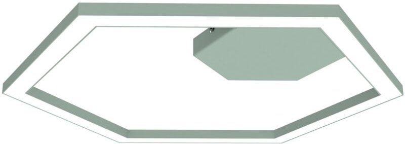 Lumicom - esagono plafoniera Ø60 monocolore opaco