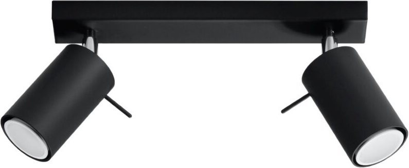 MIRAX 2 GU10 Deckenleuchte Schwarz LUMILO 00.129.92