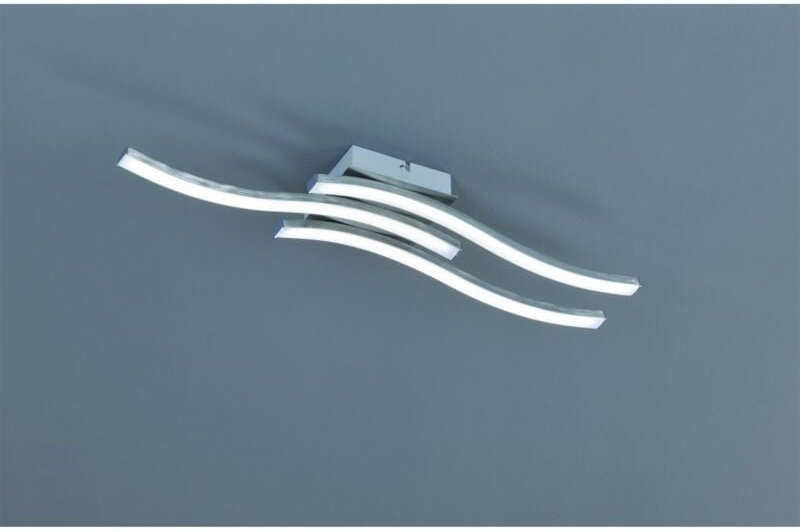Moderne Deckenleuchte 3 LED-Stäbe 3000k Route Nickel Trio Lighting
