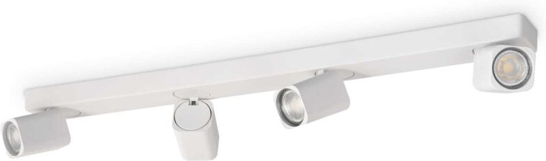 Rudy 4-flammige Deckenstrahlerleiste Weiß - Ideal Lux