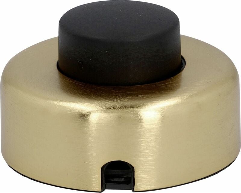 Thumbnail - Fuß-Tretschalter 1pol 1A 250V messing Unitec