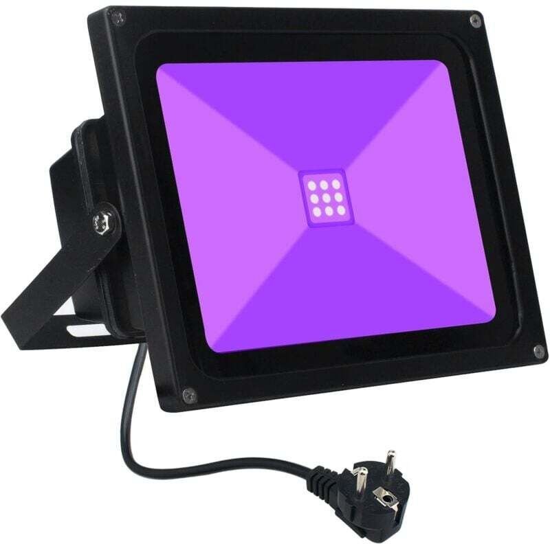 UlisemUV LED-Schwarzlicht, 10 W Schwarzlicht-Bühnenlicht, IP65 wasserdichtes UV-A-Wellenlängen-Flutlicht für Party, Bühn...