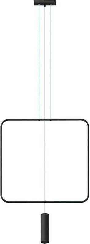 Pendellampe Hängeleuchte Deckenlampe Schwarz Stahl 1-Flammig Wohnzimmerlampe