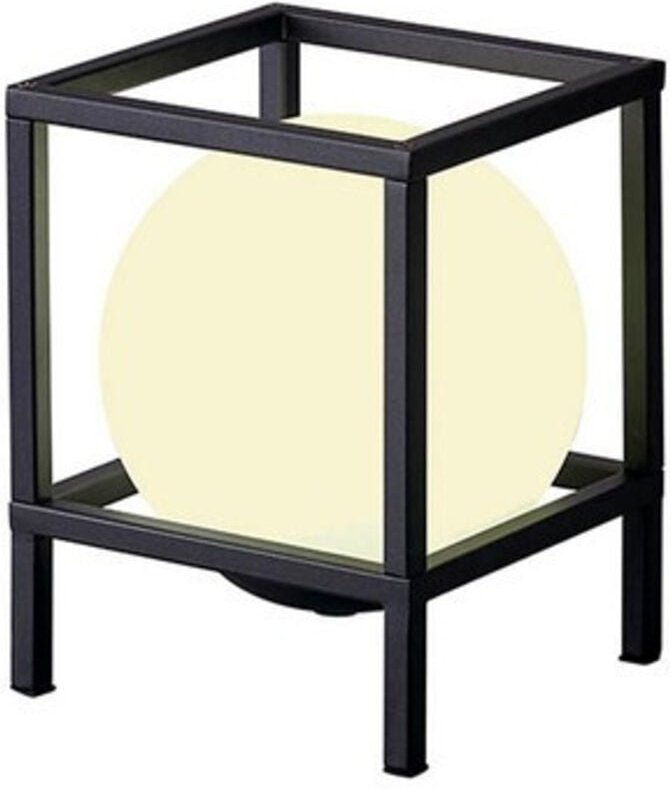 Inspired Mantra Desigual Kleine Tischlampe, 1 Licht E27, Mattschwarz