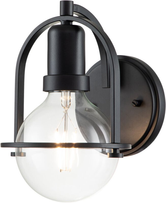 Hinkley Somerset Wandleuchte Schwarz - Elstead