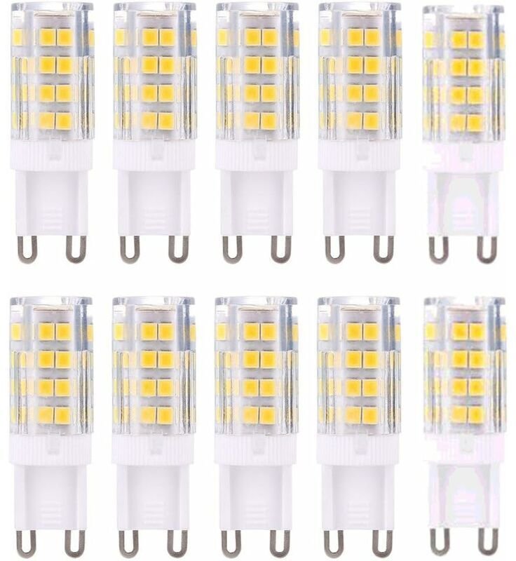 G9 LED-Glühbirnen, Warmweiß 3000K 5W G9 LED-Glühbirne, Lichtleistung entspricht 40W Halogenlampen, 420 Lumen nicht dimmb...