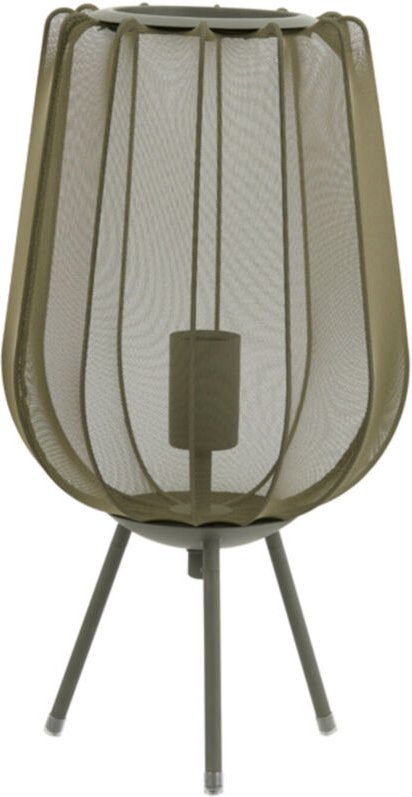 Tischlampe - Plumeria - grün - polyester - E27 - - Light&living