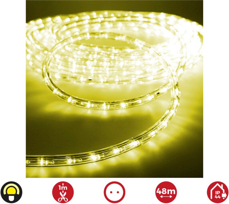 EDM - LED-Schlauch 72717 flexiLED Gelb 1,4 w x 1 m 48 m 2 Wege - Marke: Produkt - ean: 8425998727173