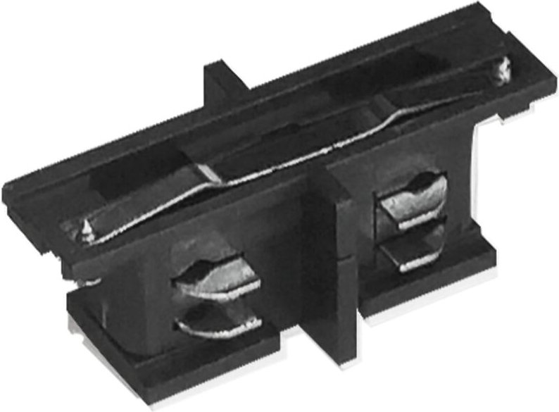 Verbinder für Lichtschienen GERADE SCHWARZ DREIPHASIG