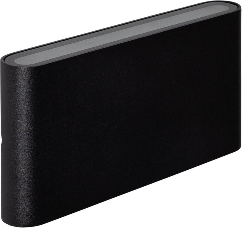 LED-Wandleuchte 10W Aussen Doppelseitige Beleuchtung Rechteckig Schwarz Einar 4000K Neutralweiß