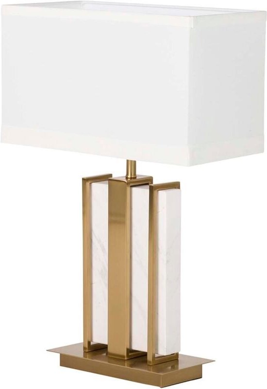 Tischlampe aus Metallmarmor 38X20X59 cm