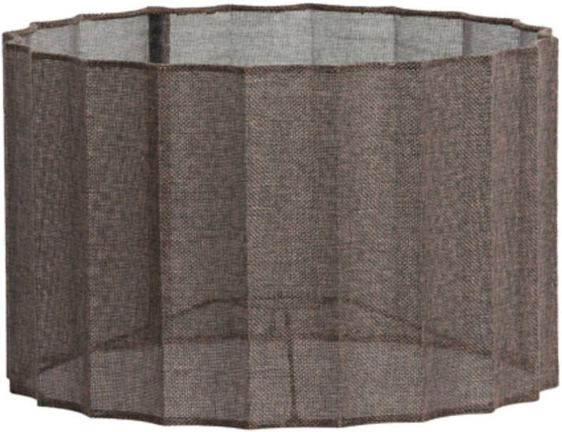 Lampenschirm - Disli - braun - textil - ø 35cm - - Light&living