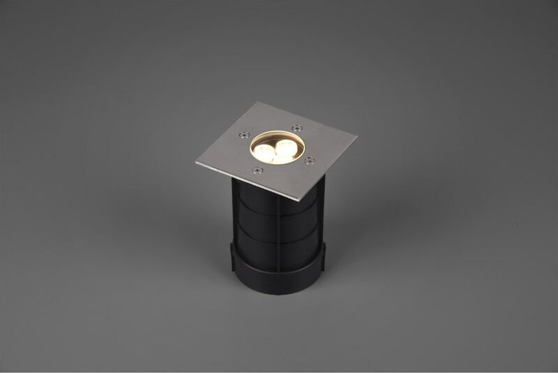 Iperbriko - Begehbarer LED-Strahler IP65 Nickel Belaja 11x11 cm Trio Lighting