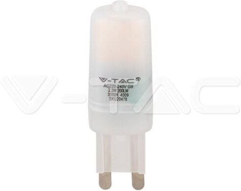 V-tac - Led-lampe chip samsung g9 2,2w 3000k vt-11033 - 20478
