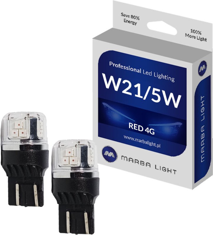 W21/5W LED T20 ROT ML4G7443R Glühbirnen