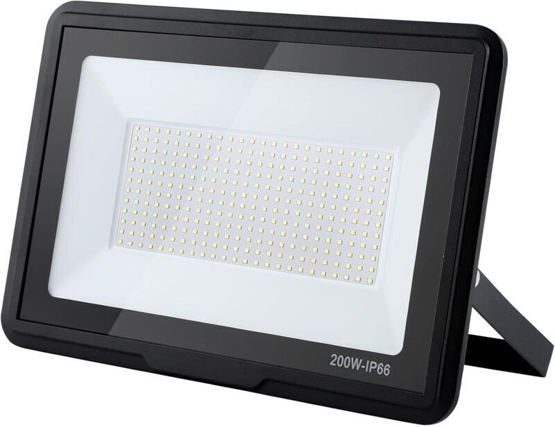 LED-Außenstrahler, 200 W, 25000 lm, 6000 K, IP66 wasserdicht, Sicherheitsbeleuchtung für Garten, Garage, Hof, Parkplatz ...