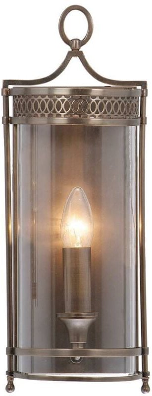 Guildhall - 1 Licht Wandleuchte für Innenkerzen Dunkelbronze, E14 - Elstead