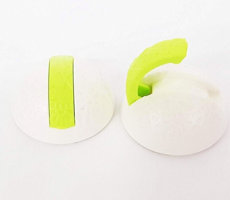 Trade Shop Traesio - Trade Shop - set 4 stk.klebehaken 1,5 kg 5CM einziehbarer kunststoff kleiderbügel küche -