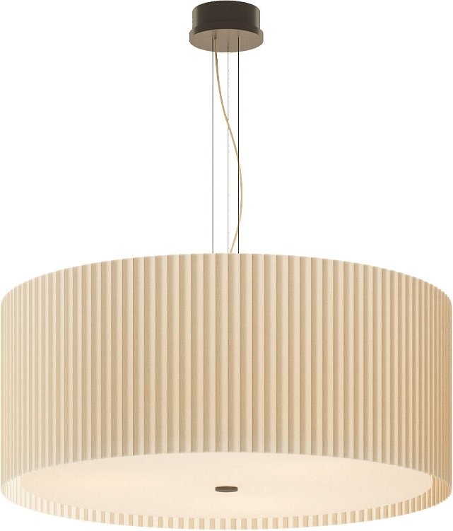 E1 bolena handgefertigte Pongé-Plissee-Pendelleuchte