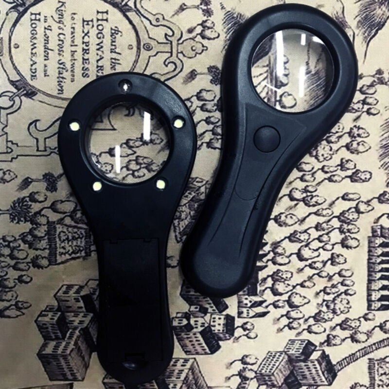 Trade Shop Traesio - Trade Shop - lente ingrandiment torcia mini WS2111 mit 4 leds 1 blue uv vision neuen tascable -