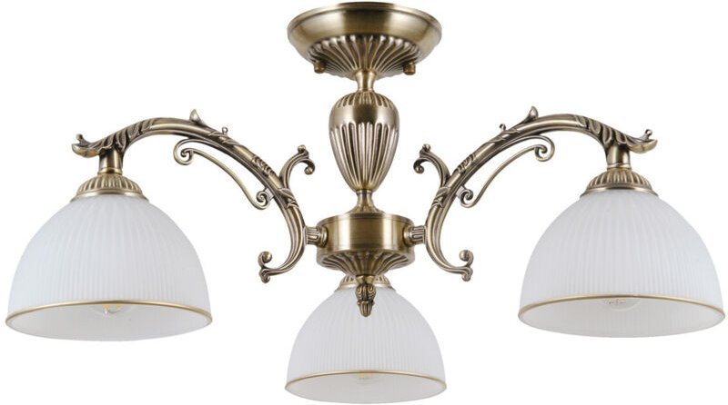 Italux - Feneza Stilvolle 3-Licht-Multi-Arm-Halbbündig-Deckenlampe, E27