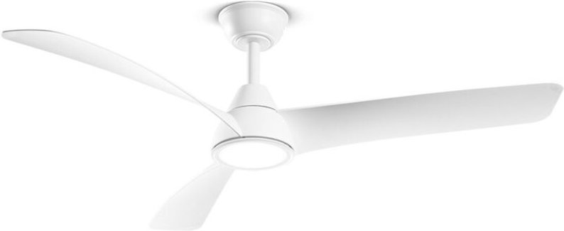 Thumbnail - Deckenventilator mit Licht Perenz 7204 b ct Weiß – ø 132 cm, 3 Flügel, 6 Geschwindigkeiten, Gleichstrommotor 35 w, geräu...