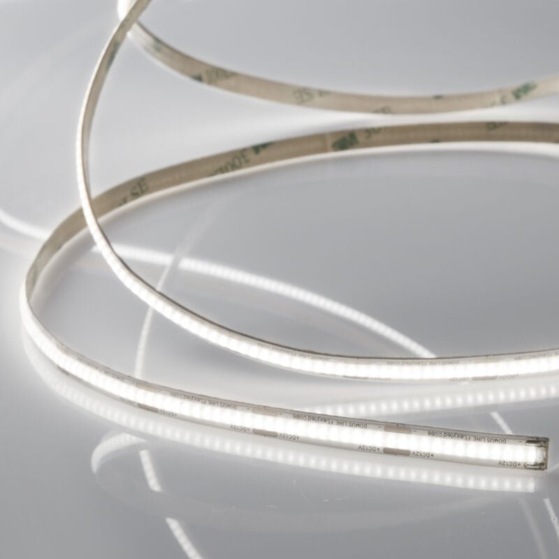 Domus-Line LED-Band cob 6 x 5000 mm 12 v / 10 w dimmbar Länge 5 m, Schutzart IP20, 105 lm/W, Neutralweiß (4000 k) von so...