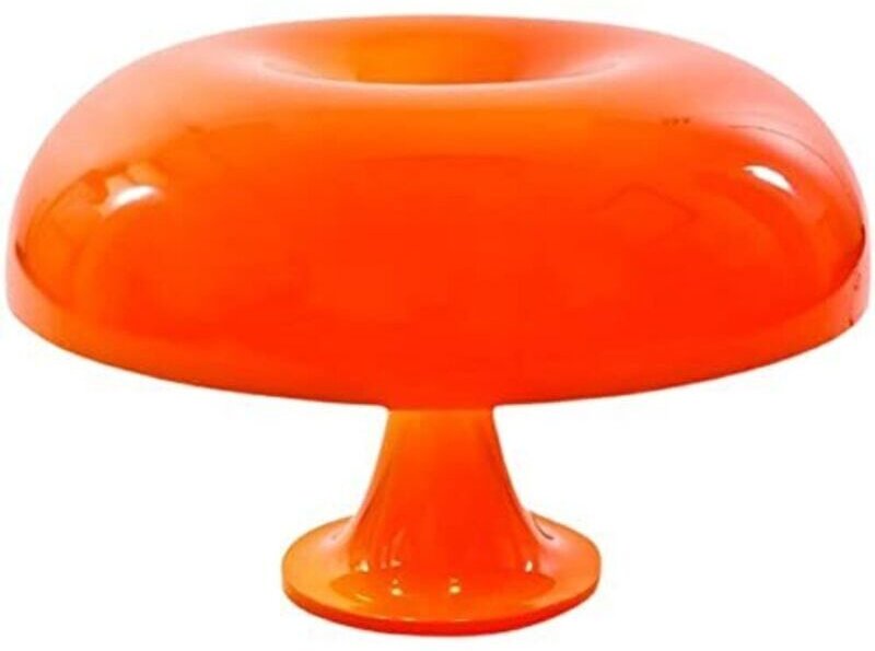 Pilzförmige LED-Nachttischlampe in Orange, langlebig, sicher und umweltfreundlich, für Wohn-, Arbeits-, Wohnzimmer- und ...