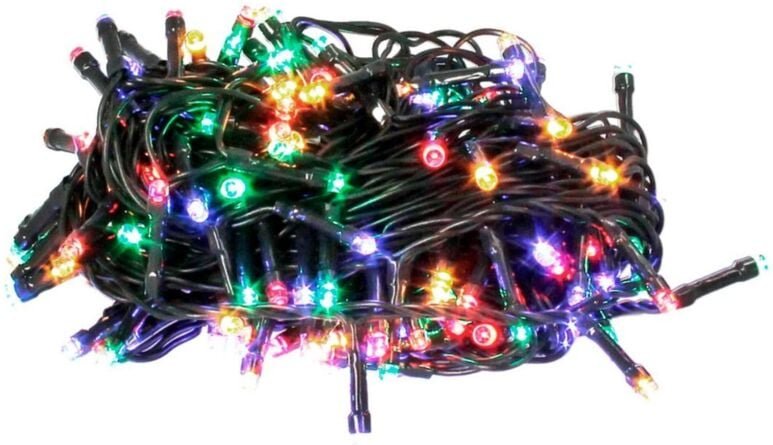 Girlande mit 8 Modi mit 100 LEDs (11 m) rgb 3xAA IP44