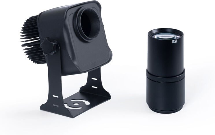 Gobo led logo projektor - 40W - 9° Optik - Außenbereich -