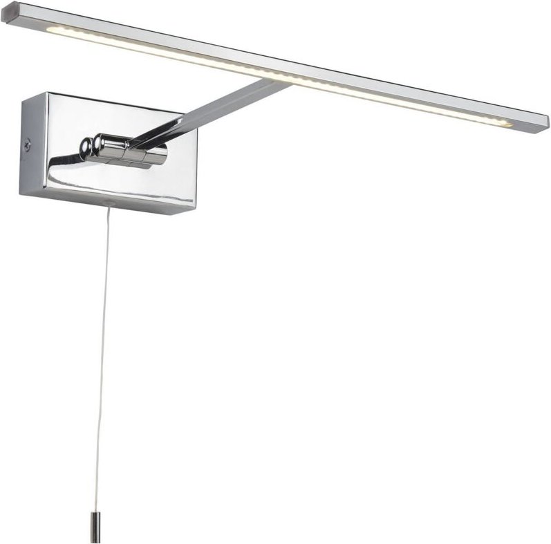 Picture Lights - led 7 Licht einstellbare Bildwandleuchte Chrom - Searchlight