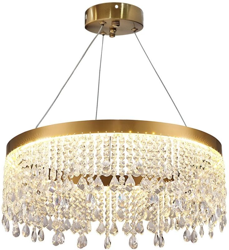 Led-Hängedeckenleuchte Toolight App1731-1cp Gold 60cm