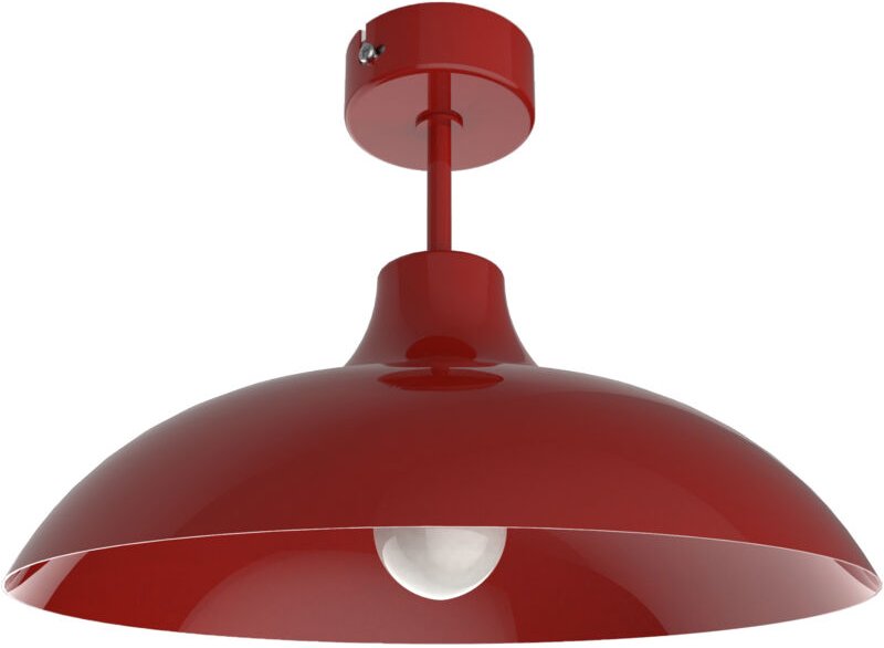 Parigina plafoniera monocolore lucido