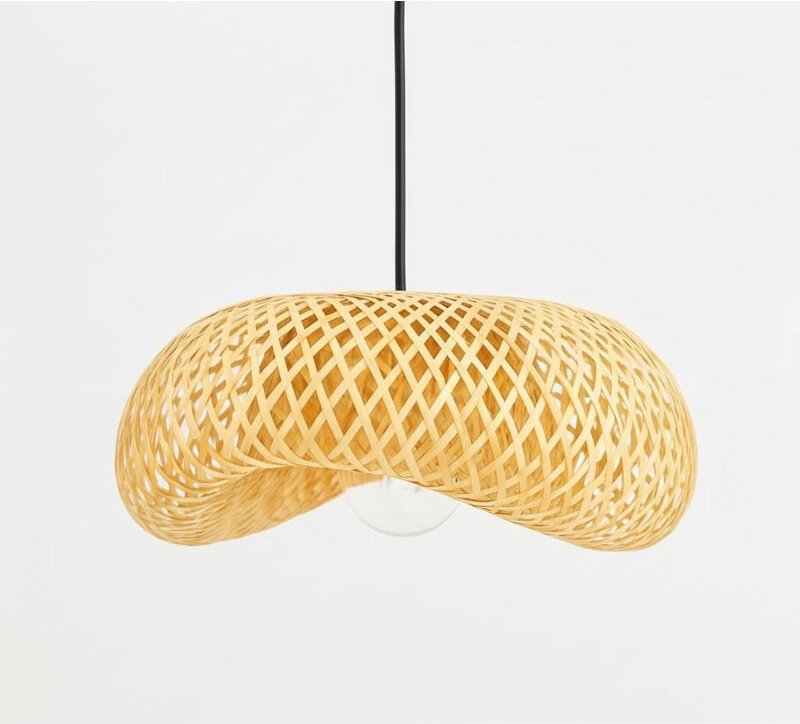 Hängelampe aus Rattan "FREY" - E27