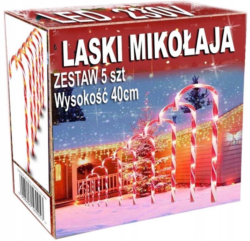 CAN SANTA CAN LED-LAMPEN Candy GIRLAND