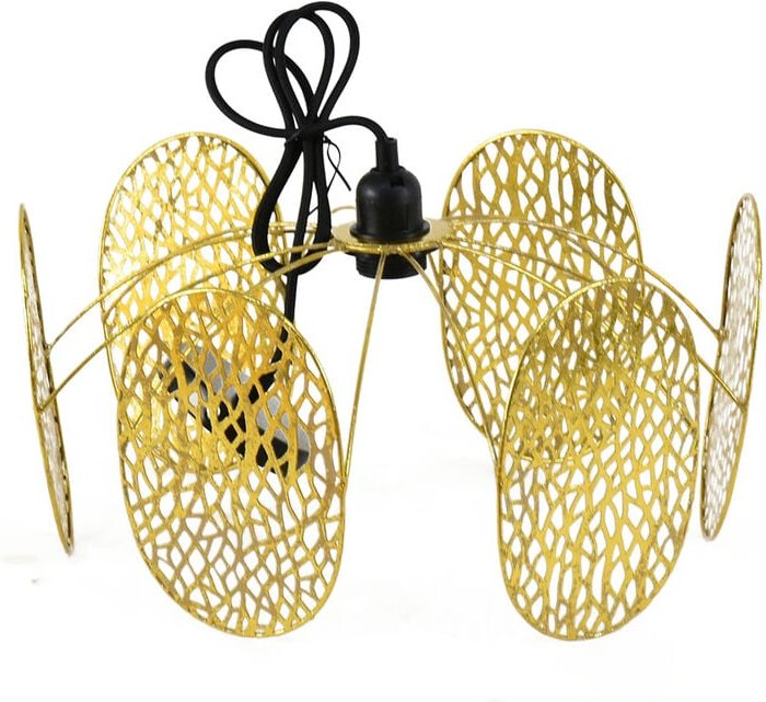 Lampen Roke Lampe Golddachlampe - 20x40x40 cm - Signes Grimalt