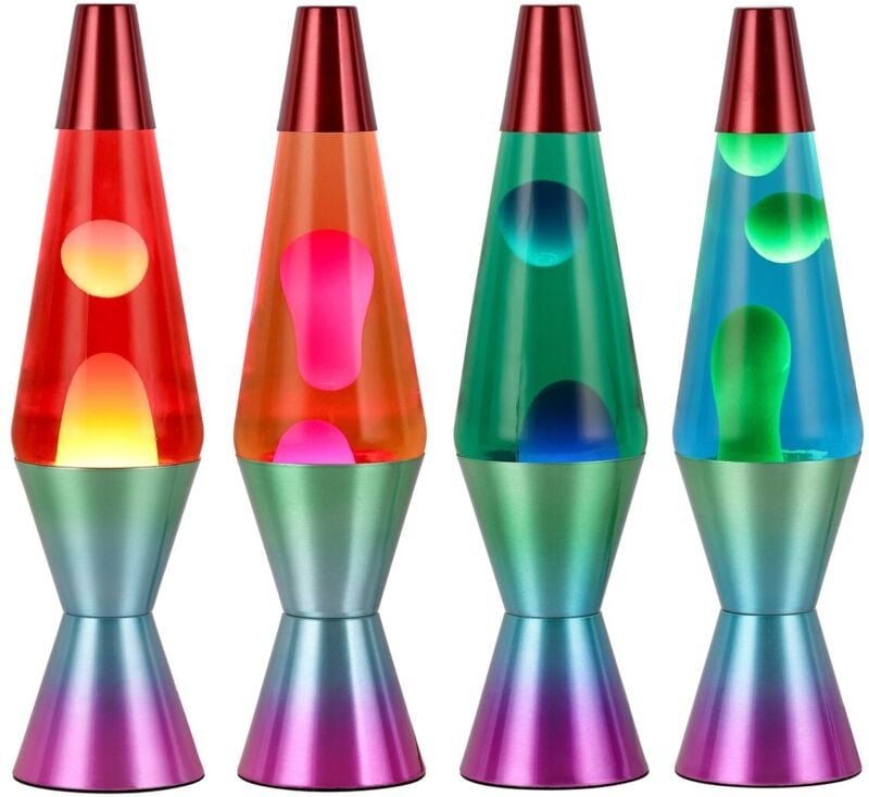 Vintage-Lavalampe in mehreren Farben, Retro-Dekor, stimmungsvolle Beleuchtung, ideal für Zuhause und Büro, 4 Designs