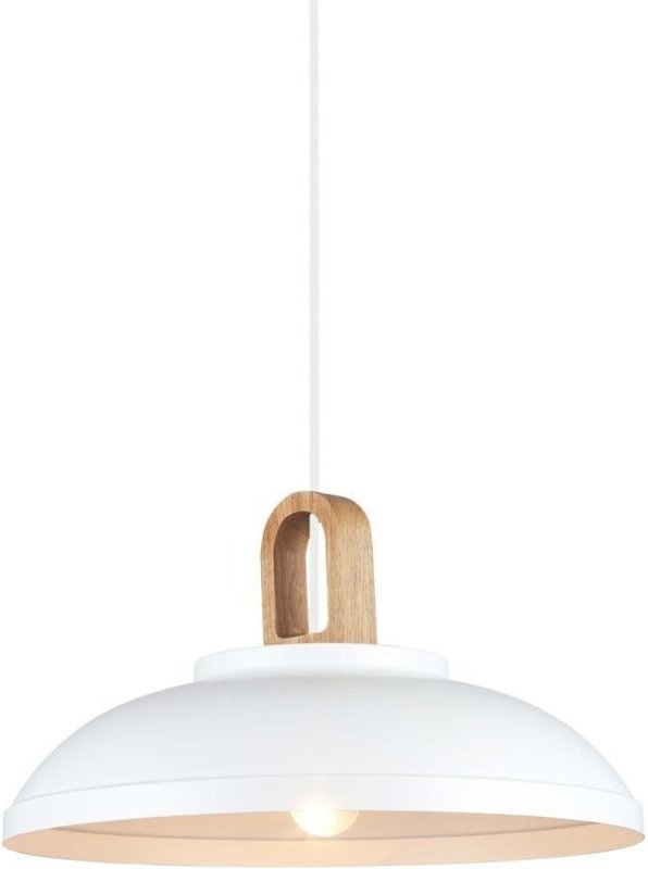 Danito - Moderner hängender Anhänger Weiß 1 Licht, E27 - Italux