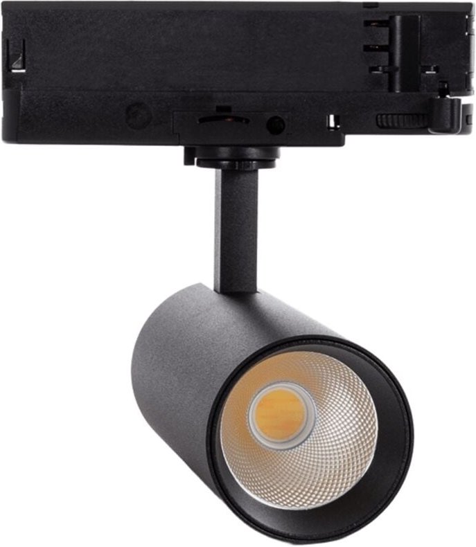 Efectoled - 3-Phasenstromschiene LED-Strahler 20W Carlo Schwarz 5000K Neutralweiß