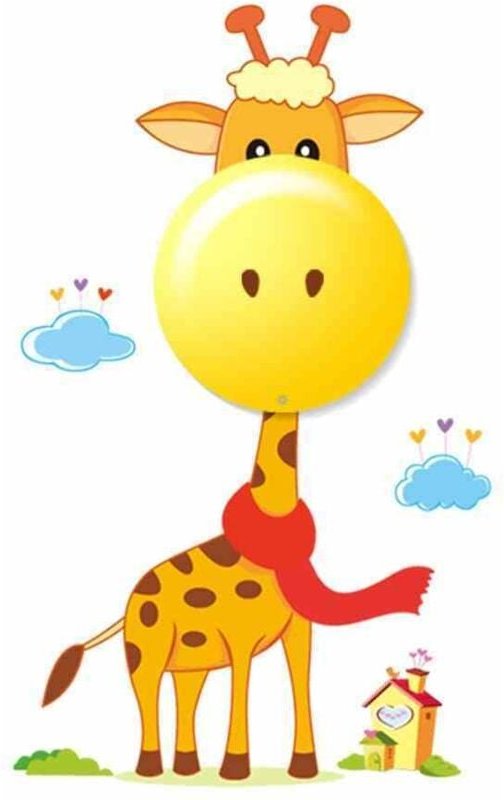 Kinderlampe 1x0,6W LED GIRAFFE ML114 Milagro