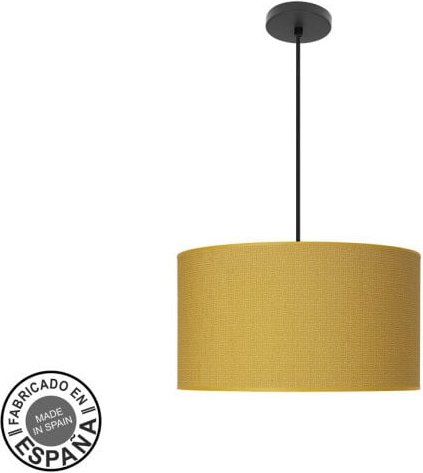 Fashion Pendelleuchte 2xe27 schwarz/gelb regx40x40cm m/Diffusor