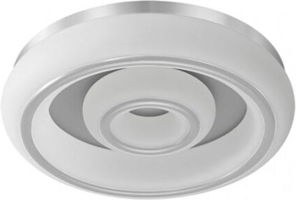 Fabrilamp - paris deckenleuchte 66w 3000-4000-6500k weiss/silber 5610 lm 12x55x55 cm w / fernbedienung, memory und dimme...