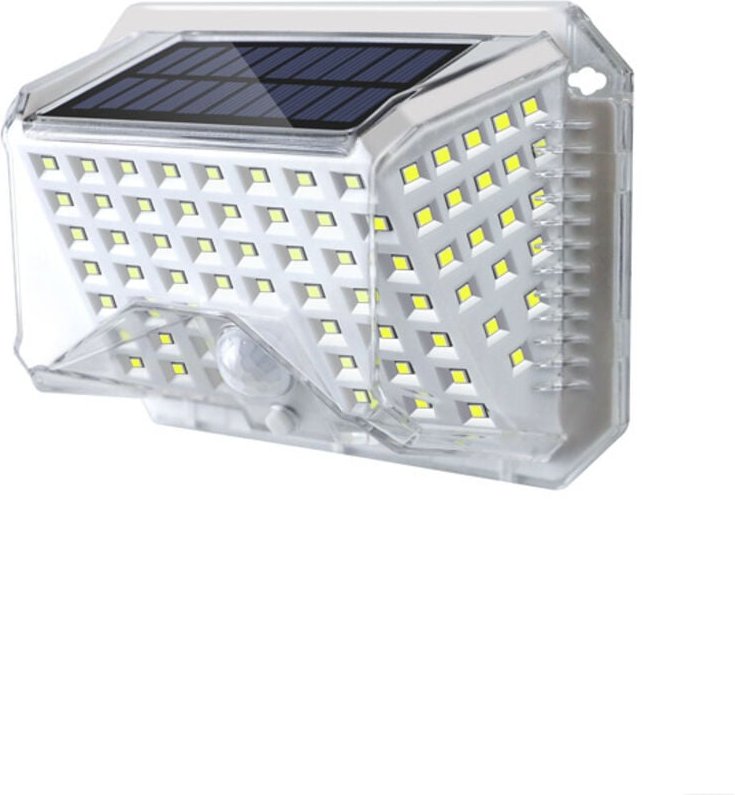 Solarbetriebene LED-Außenleuchte mit Bewegungsmelder, 270° Abstrahlwinkel, IP65 wasserdicht, kabelloser Solarstrahler fü...