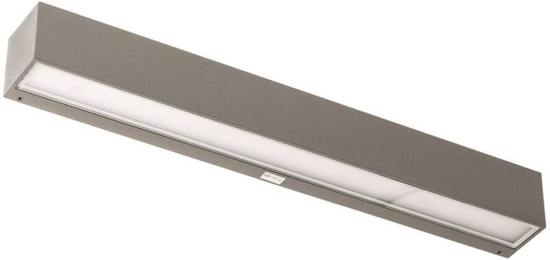 Arcchio - LED-Außenwandlampe Lengo, cct, 50 cm, 1-flg., grau - grau