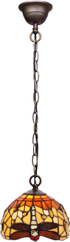 Deckenpendelleuchte kleinerer Durchmesser 20 cm mit Kette Belle Amber Series